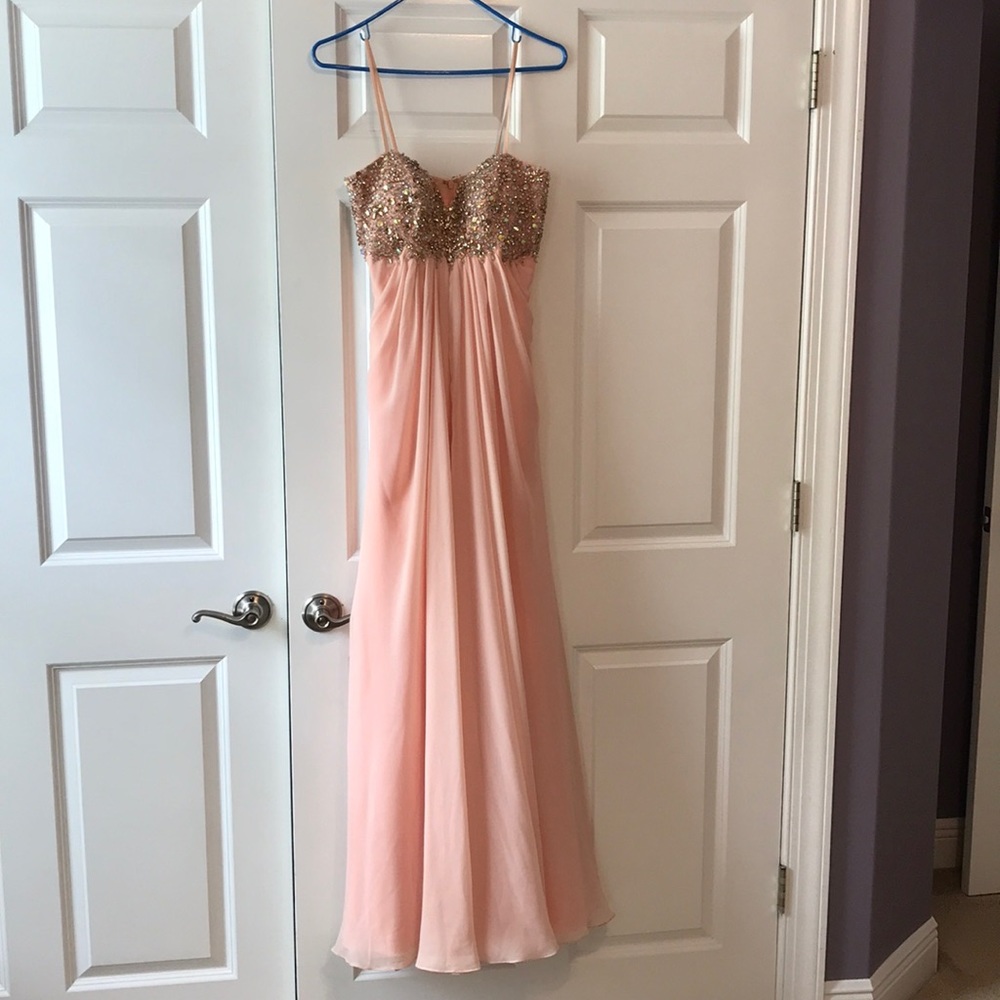 Dress with beading